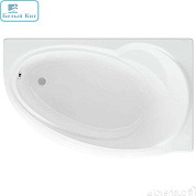 Ванна AQUATEK "БЕТТА" ПРАВАЯ 170х97х67 акриловая + панель фронтальная+сливная система