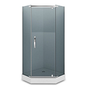 Душевое ограждение ALEX BAITLER AB245-90  90*90 трапеция стекло 8мм тонированное без поддона