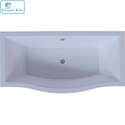 Ванна AQUATEK "ГЕЛИОС" 180х90х66 акриловая + панель фронтальная+сливная система