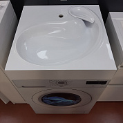 Умывальник над стиральной машинкой "BUTA-60"  60х60 см  (глубина машинки до 50 см )