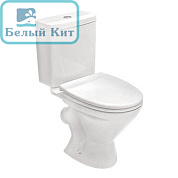 Унитаз-компакт SANTEK "ЛИГА" белый, сиденье дюропласт 1WH302141